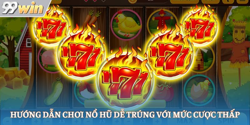 Hướng dẫn chơi nổ hũ dễ trúng với mức cược thấp